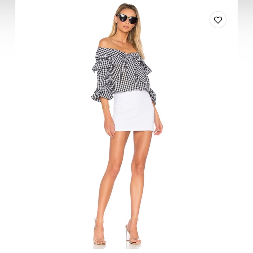 SUSANA MONACO Slim Skirt - White